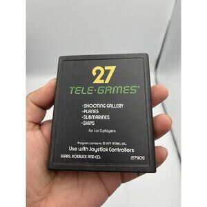 27 Tele-Games: Shooting Gallery, Planes, Submarines, Ships (Atari 2600, 1977)